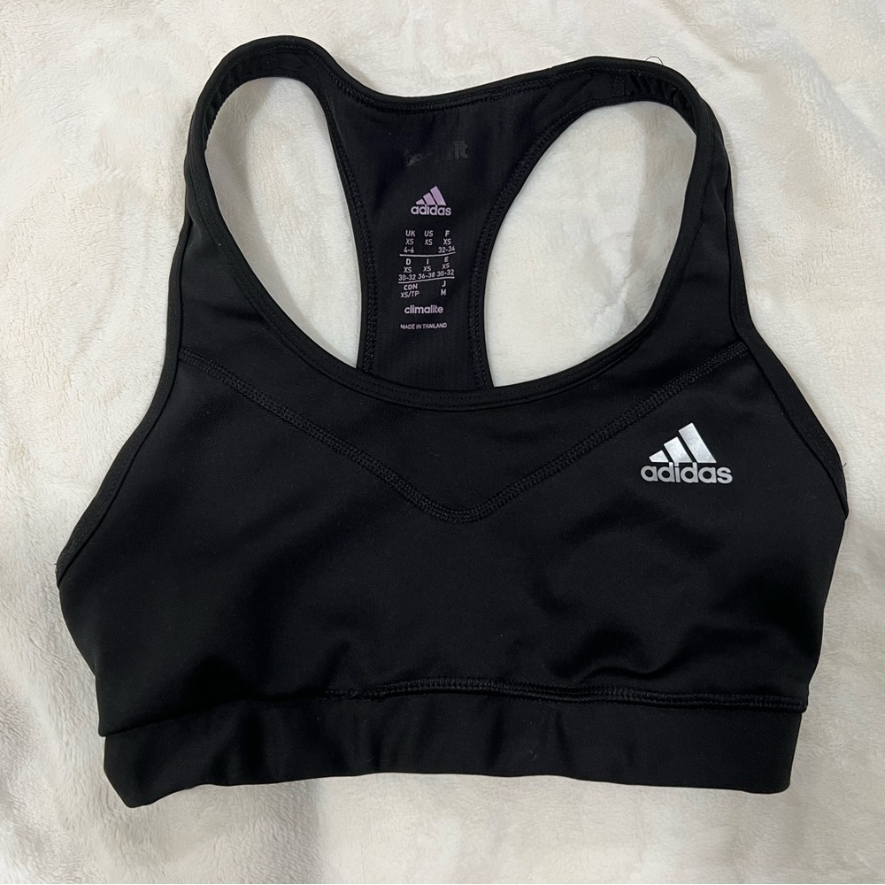 Adidas Black Sports Bra